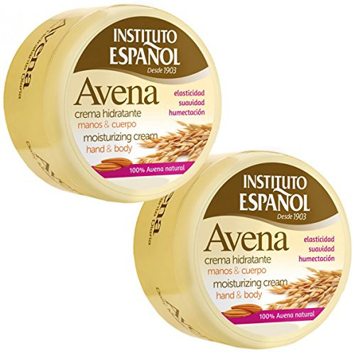 Instituto Espanol Avena Daily Moisturizing Hand & Body Cream  6.8 Oz (Pack of 2)