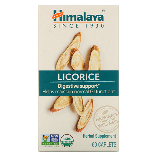 Himalaya  Licorice  Organic Digestive Support  60 Caplets