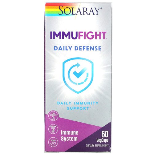 Solaray  ImmuFight  Daily Defense  60 VegCaps