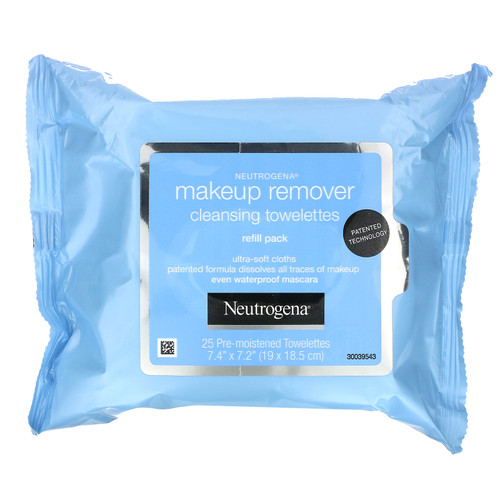 Neutrogena  Makeup Remover Cleansing Towelettes  2 Packs  25 Pre-Moistened Towelettes Each