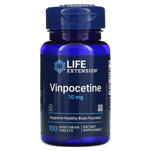 Life Extension Vinpocetina 10 mg 100 compresse vegetariane