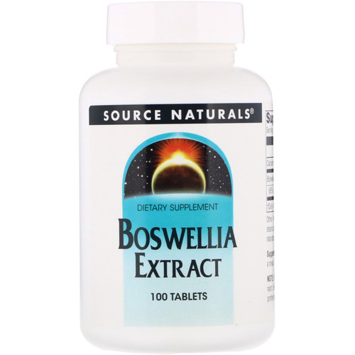 Source Naturals  Boswellia Extract  100 Tablets