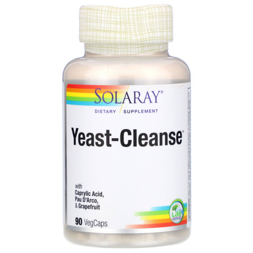 Solaray  Yeast-Cleanse  90 VegCaps