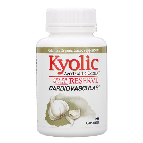 Kyolic  Aged Garlic Extract  Extra Strength Reserve  60 Capsules