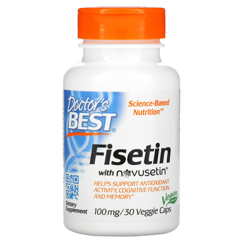 Doctor's Best  Fisetin with Novusetin  100 mg  30 Veggie Caps