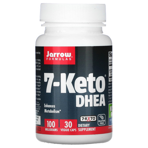 Jarrow Formulas  7-Keto DHEA  100 mg  30 Veggie Caps