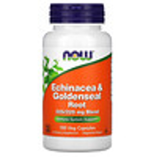 Now Foods  Echinacea & Goldenseal Root  100 Veg Capsules