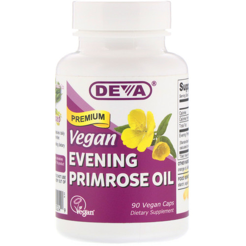 Deva  Vegan  Premium Evening Primrose Oil  90 Vegan Caps