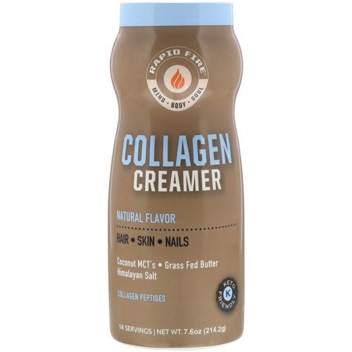 RAPIDFIRE  Collagen Creamer  Natural Flavor  7.6 oz (214.2 g)