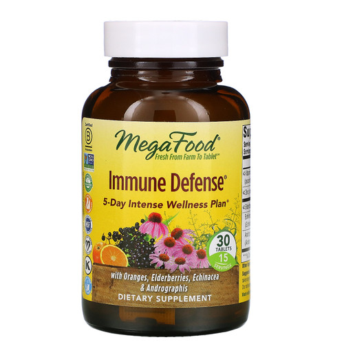 MegaFood  Immune Defense  30 Tablets