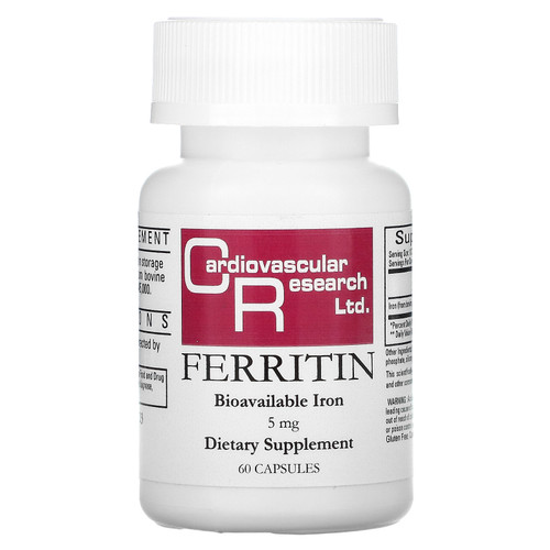 Cardiovascular Research  Ferritin  5 mg  60 Capsules