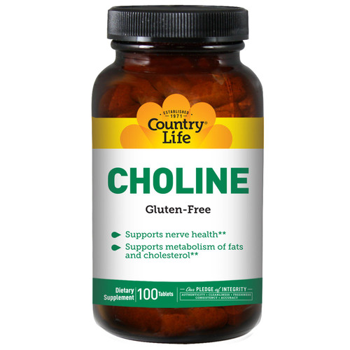 Country Life  Choline  100 Tablets