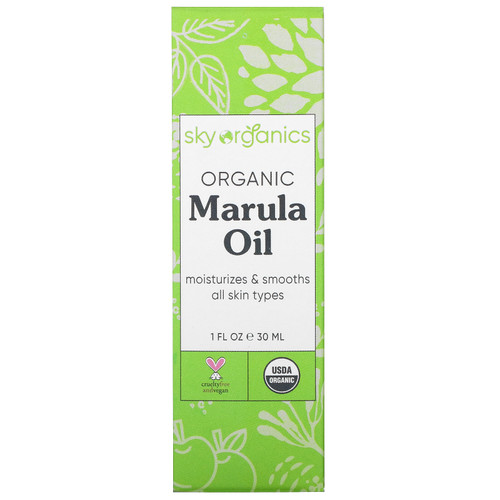 Sky Organics  Organic Marula Oil  1 fl oz (30 ml)