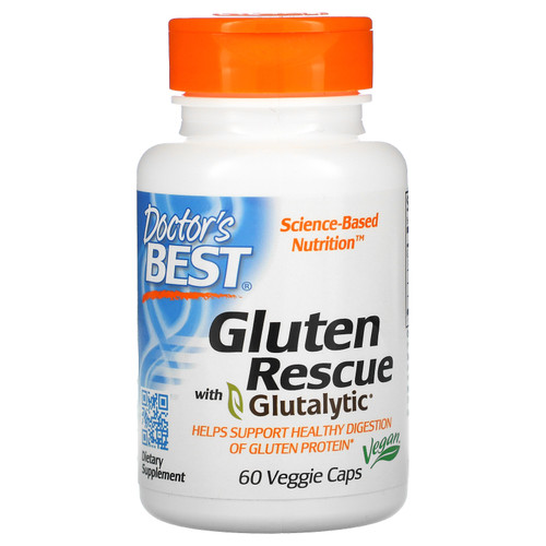 Doctor's Best  Gluten Rescue with Glutalytic  60 Veggie Caps