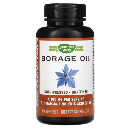 Nature's Way  Borage Oil  1 300 mg  60 Softgels