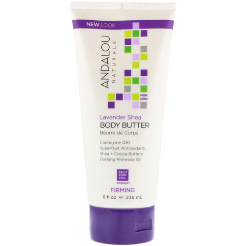 Andalou Naturals, Body Butter, Firming, Lavender Shea, 8 fl oz (236 ml)