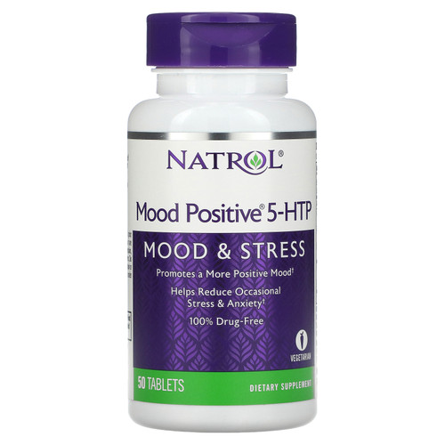 Natrol  Mood Positive 5-HTP  50 Tablets