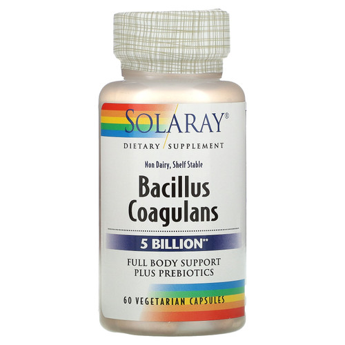 Solaray  Bacillus Coagulans  2.5 Billion   60 Vegetarian Capsules