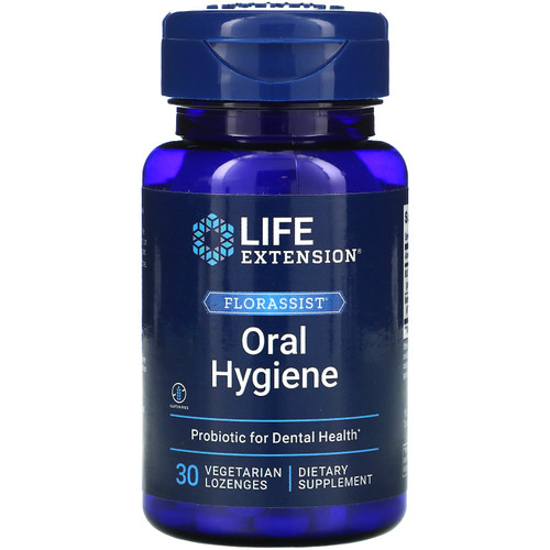 Life Extension  FLORASSIST Oral Hygiene  30 Vegetarian Lozenges