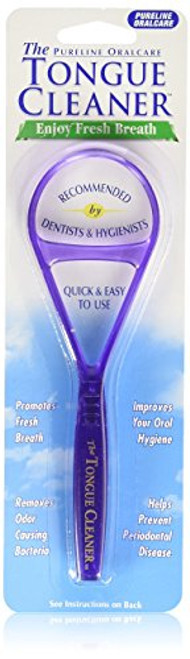 3 Pureline Tongue Cleaner Scraper Oralcare Colors Vary Set of 3