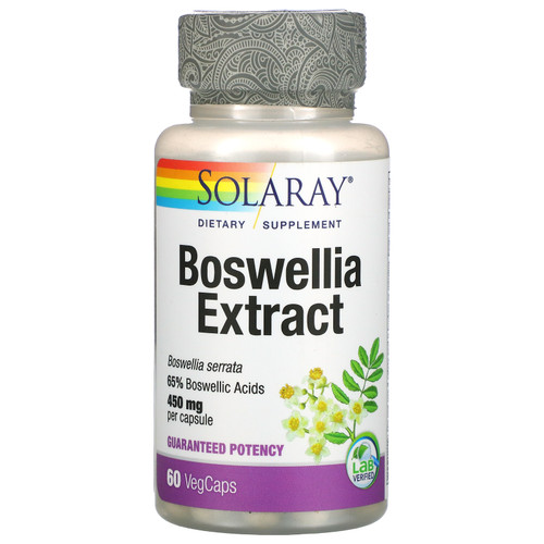 Solaray  Boswellia Extract  450 mg  60 VegCaps