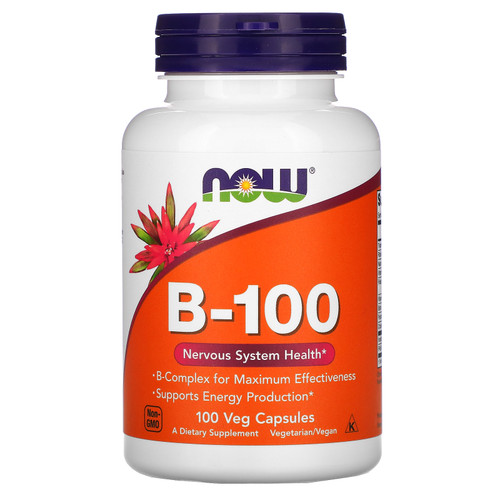 Now Foods  B-100  100 Veg Capsules