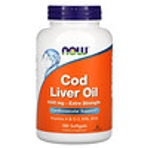 Now Foods  Cod Liver Oil  1 000 mg  180 Softgels