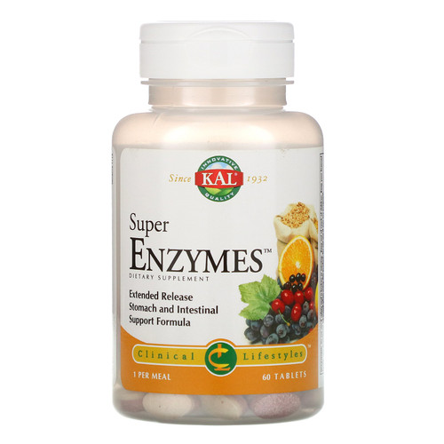 KAL  Super Enzymes  60 Tablets