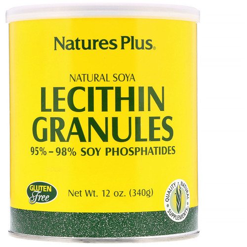 Nature's Plus  Lecithin Granules  Natural Soya  12 oz (340 g)