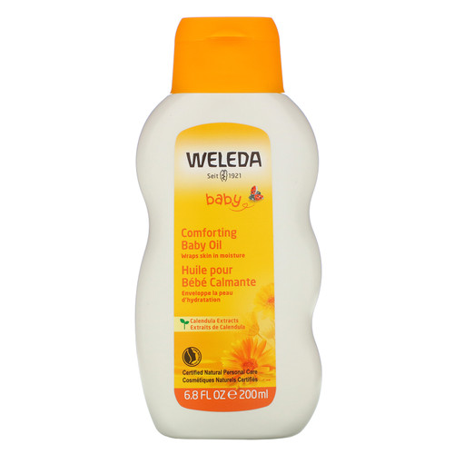 Weleda, Baby, Comforting Baby Oil, Calendula Extracts, 6.8 fl oz (200 ml)