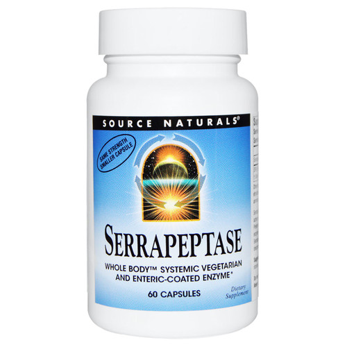 Source Naturals, Serrapeptase, 60 Capsules