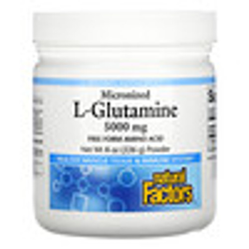 Natural Factors, Micronized L-Glutamine, 5,000 mg , 8 oz (226 g) Powder