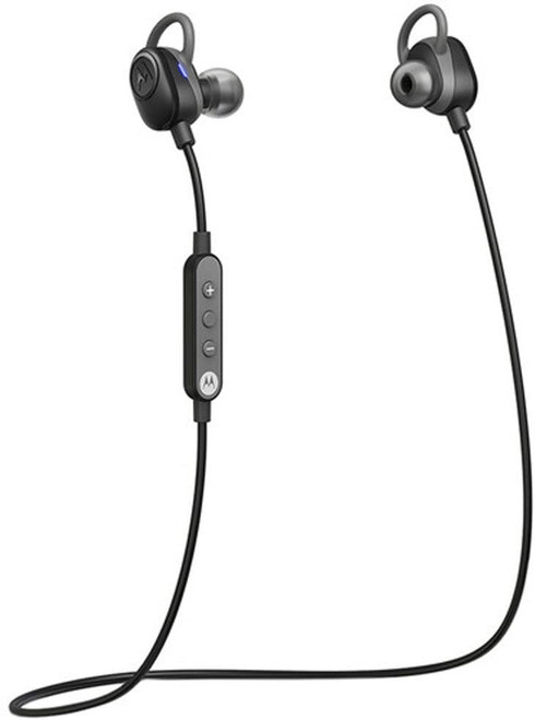 Motorola VerveLoop Bluetooth Sports Earbuds, Wireless Stereo Earbuds - Black