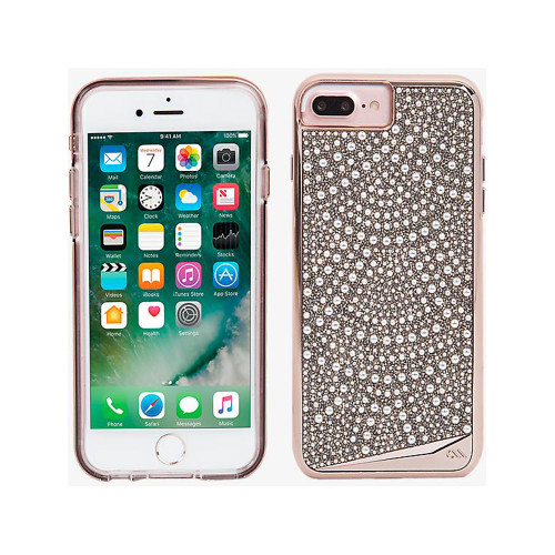 Case-Mate Glass Guard and Brilliance Case for iPhone 8/7 Plus, 6/6s Plus - CHAMPAGNE