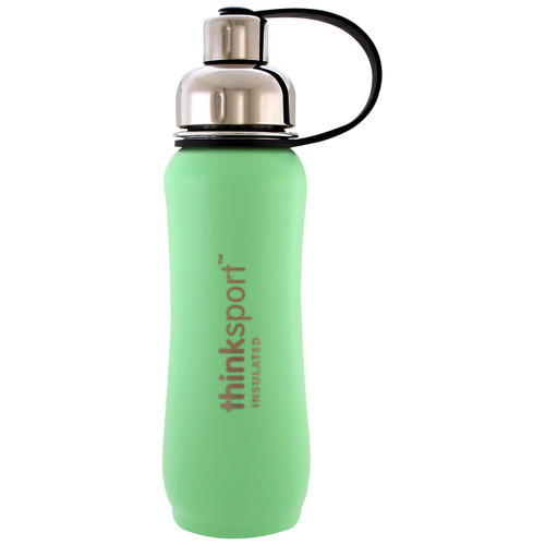 Think, Thinksport, Insulated Sports Bottle, Mint Green, 17 oz (500 ml)