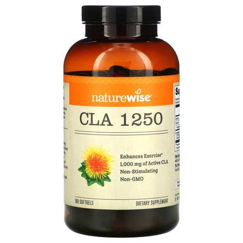 NatureWise, CLA 1250, 1000 mg, 180 Softgels