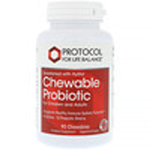 Protocol for Life Balance, Chewable Probiotic, For Children and Adults, 90 Chewables