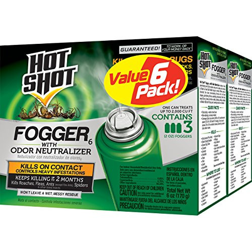 Hot Shot 26180 Fogger  6 - Count  Clear