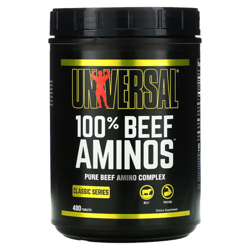 Universal Nutrition, 100% Beef Aminos, 400 Tablets