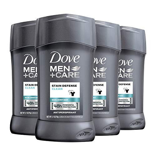 Dove MEN+CARE Antiperspirant Deodorant 48-hour anti-stain Protection Invisible Deodorant For Men 2.7 oz  4 Count