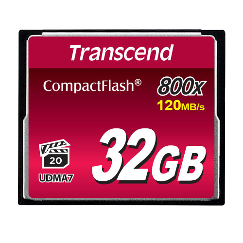 32GB Compact Flash 800x High Speed Memory Card