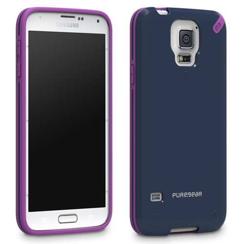 PureGear Slim Snap-On Shell Case for Samsung Galaxy S5 (Mystical Blue)