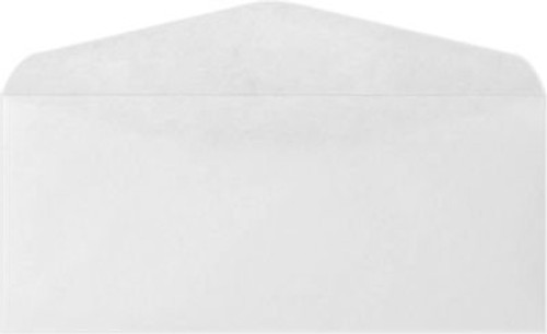 #10 Regular Envelopes (4 1/8 x 9 1/2) - 24lb. Bright White (50 Qty.) | Business | Perfect for Checks  Invoices  Letterhead  Letters  Statements  Direct Mail | Printable | 24lb Text Paper | 43687-50