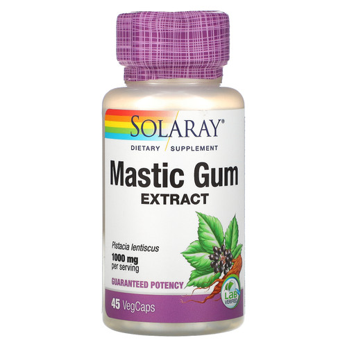 Solaray  Mastic Gum Extract  500 mg  45 VegCaps