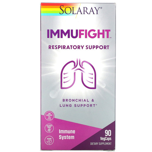 Solaray  ImmuFight  Respiratory Support  90 VegCaps