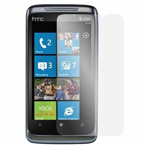 AT&T Premium Screen Protectors for HTC Surround T8788. (3 pack) + Cleaning cloth