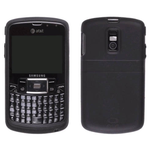 AGF Premium Black Gel Skin Case for Samsung Jack SGH-i637