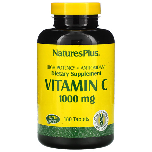 Nature's Plus  Vitamin C  1000 mg  180 Tablets