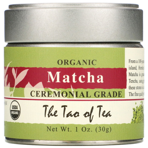 The Tao of Tea  Organic Matcha  Ceremonial Grade  1 oz (30 g)