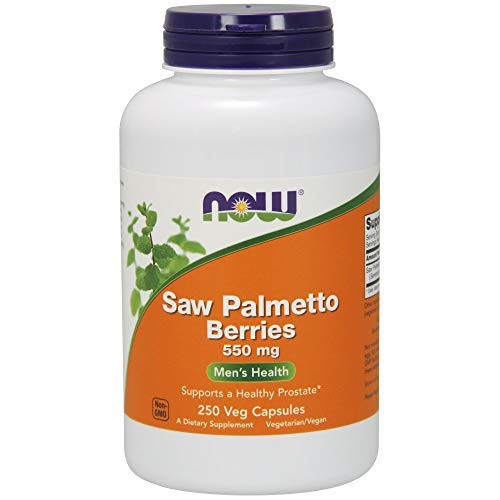NOW Supplements  Saw Palmetto Berries (Serenoa repens) 550 mg  Men's Health*  250 Veg Capsules